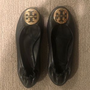 Tory Burch Minnie Travel Leather Ballet Flat